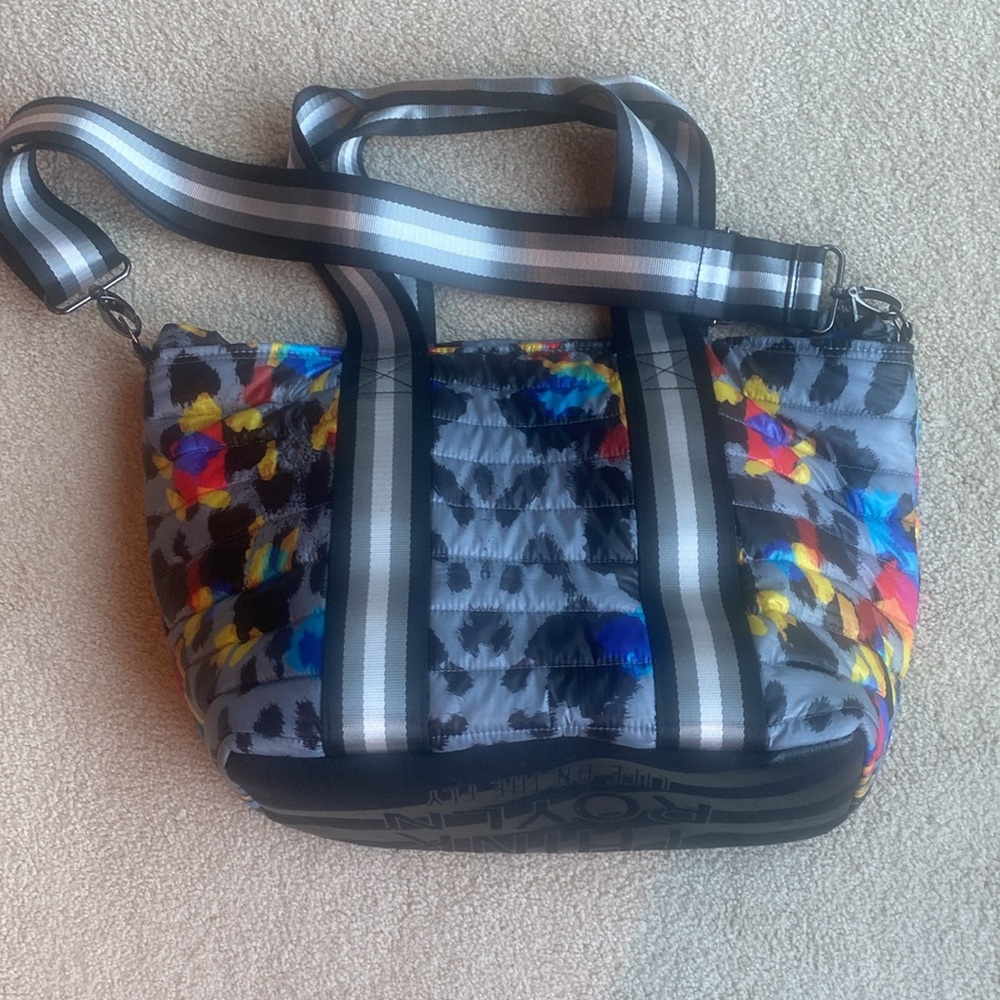 THINK ROYLN Colorful Leopard Print Tote in Excellent Condition - Picture 2 of 7